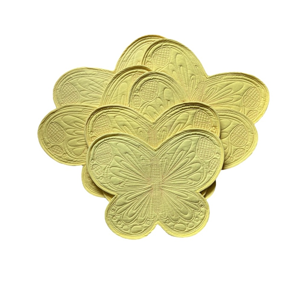 Sonoma Yellow Butterfly Placemat Set